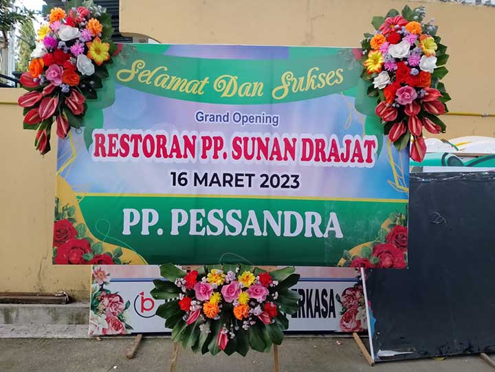 ucapan peresmian restoran sunan drajat