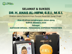 Torehkan Prestasi Emas, Dr. H. Anas Al-Hifni Bawa Pulang Penghargaan Penggerak Ekonomi Pesantren